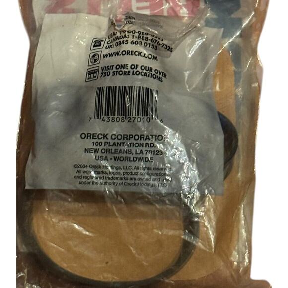 Oreck Belts (2) Genuine Upright Vacuum Cleaner Models OEM 030-0604 Household - Picture 2 of 2